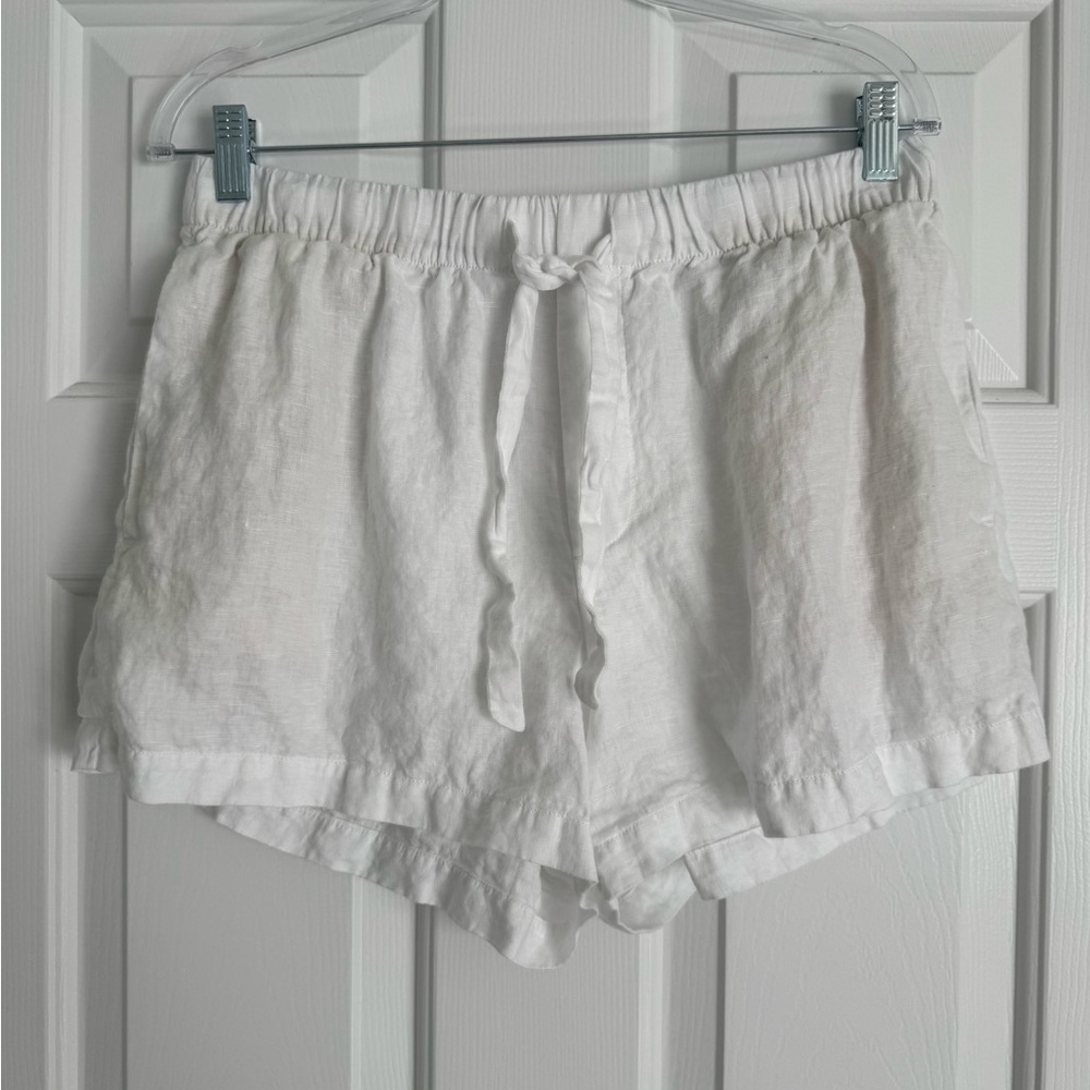 Everlane The Drawstring Boxer Short in Linen - Picture 2 of 7